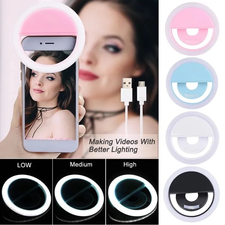 Mobile Selfie Ring Light Portable Selfie
