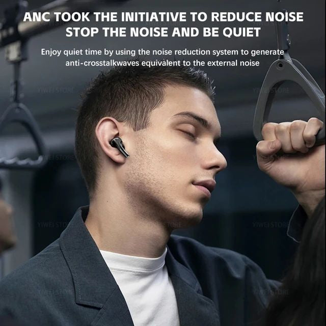 A9 Pro Touch Screen AirPods – ANC Wireless Earbuds With Bluetooth 5.0, LCD Display